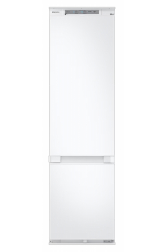 Уцененный двухкамерный встраиваемый холодильник Samsung BRB 30703EWW (184))) (код:557)
